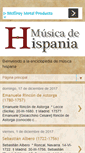 Mobile Screenshot of musicadehispania.net